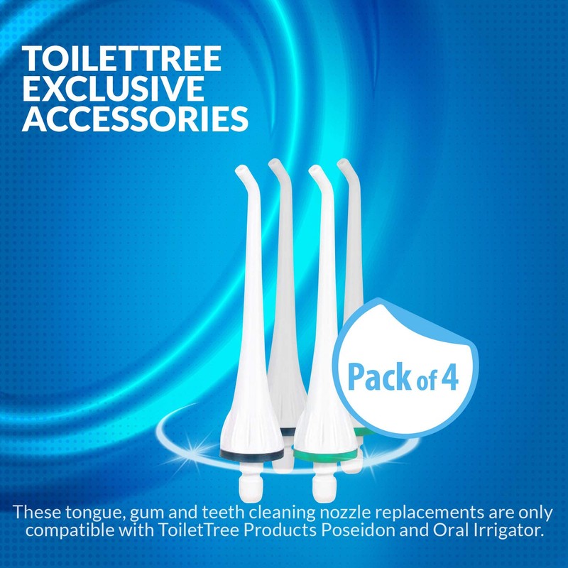 ToiletTree Products Replacement Tips for Poseidon & Professional Oral Irrigator,