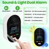 Carbon Monoxide Detectors, 3-in-1 Plug in CO Detector with Temperature