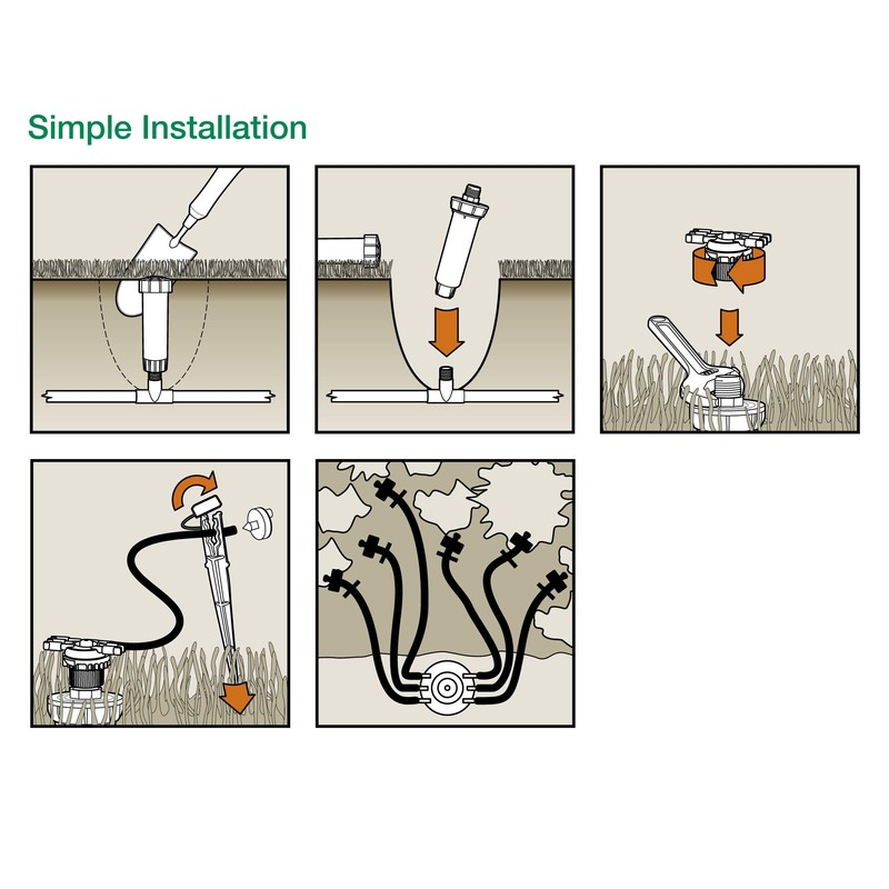 Rain Bird CNV182EMS Drip Irrigation Sprinkler Conversion Kit, 1800 Series