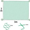 野球ネット 野球練習ネット 野球バックネット 防球ネット 防鳥ネット 防獣ネット 多目的ネット 飛散防止ネット グリーンネット 2x3m