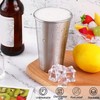Ruisita 6 Pack 20 oz Stainless Steel Cups Metal Shatterproof