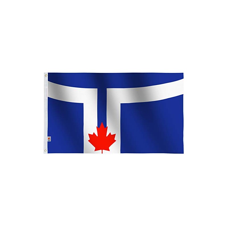 Canada Toronto Flag Maple leaf 30x60inch Large, Both Sides 100D