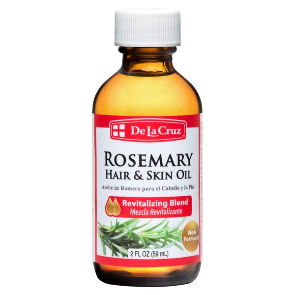 Rosemary Essential Oil for Skin and Hair - Rosemary Oil Blend Moisturizer with Castor, Avocado and Olive Oil - Topical Use Only 2 FL. OZ. (59 mL)