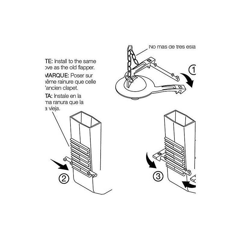 GENUINE PART GP84995 FLAPPER (New Version)