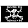 AZ FLAG Pirate Ten Fathoms Deep Flag 3' x 5'