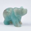 HLbshi Hand Carved Gemstone Crystal Bear Figurine Animal Statue Carving