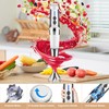 Cordless Immersion Blender Handheld: Powerful Rechargeable Electric Hand Blender, 21-Speed
