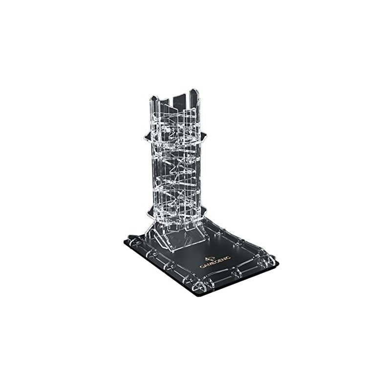 Gamegenic Crystal Twister Premium Dice Tower - Unique Dice-Rolling Experience