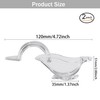 JOAOXOK Lemon Juicer Squeezer,2pcs Portable Transparent Fruit Juicer,Hand Juicer for