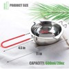 Stainless Steel Double Boiler Pot with Heat Resistant Handle for