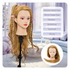 Neverland 26 Inch Hairdressing Head Hairdresser 60% Real Hair Makeup