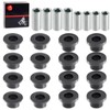 Front & Rear Shock Absorber Bushings Sleeve Kit 16Pcs For