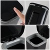 Hayixia 2 L Mini Desktop Garbage Bin, Mini Plastic Push-button
