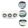 GANAZONO Car Ventilation Fan USB Electric Auto Vent Fan for