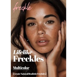 Liopif Freckle Pen, Fake Freckles Pen for Natural Sunkissed Makeup,Faux Face Freckle Pen Waterproof and Long Lasting,Soft Sopt Freckle Pen,2PACK(#04 Coffee Brown)