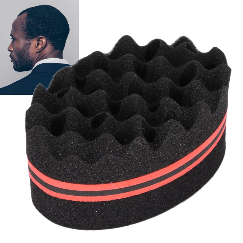 Hair Sponge Brush, Big Holes Sponge, Curling Sponge Glove, Dreads