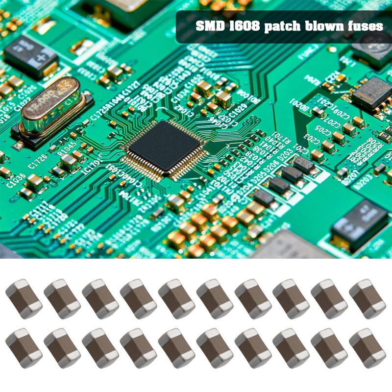 OTOTEC 500pcs SMD Ceramic Capacitor Fuses 0603 Package 1608 Patch