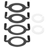 YOKIVE E27 E26 Lamp Harp Saddle Base, 2 Set 1.7"/1.4"