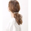 VINGTAINE H7560-IV- Barrette, Long, Thin, Marble Pattern, Tortoise Shell Style,