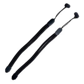 Improved Replacement Wrist Wraps for Quest 2 Gen Controller, Professional Wrist Lanyards with Resin White Stopper, C2-b-black, L