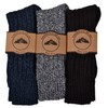 3 Pairs of Thick & Warm Heavyweight Mens Socks