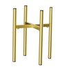 Qianly Adjustable Plant Stand Flower Pot Stand Handmade Corner Gold
