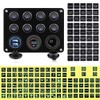 Maso - 12-24V 8 Output Double USB Socket 12V LED