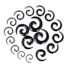 Qmcandy 9 Pairs Acrylic Crescent Taper Set Horseshoe Septum Pincher