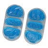 2Pcs Gel Ice Pack Reusable Hot Cold Compress Discomfort Relief