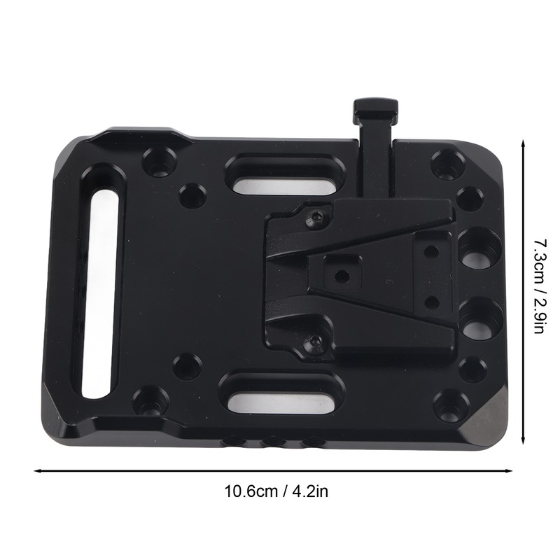 Full Metal V Mount Battery Board Base CNC Anodized Processing