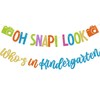Little Man Oh Snap! Look Who’s in Kindergarten Banner, Back
