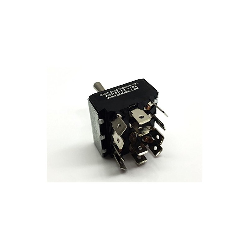 4 Pole, Double Throw Momentary On-Off-Momentary On Toggle Switch 4PDT