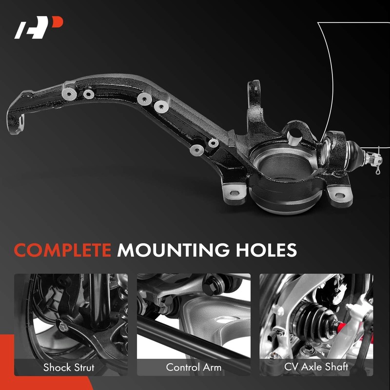 A-Premium Front Right Suspension Steering Knuckle Compatible with Honda Accord