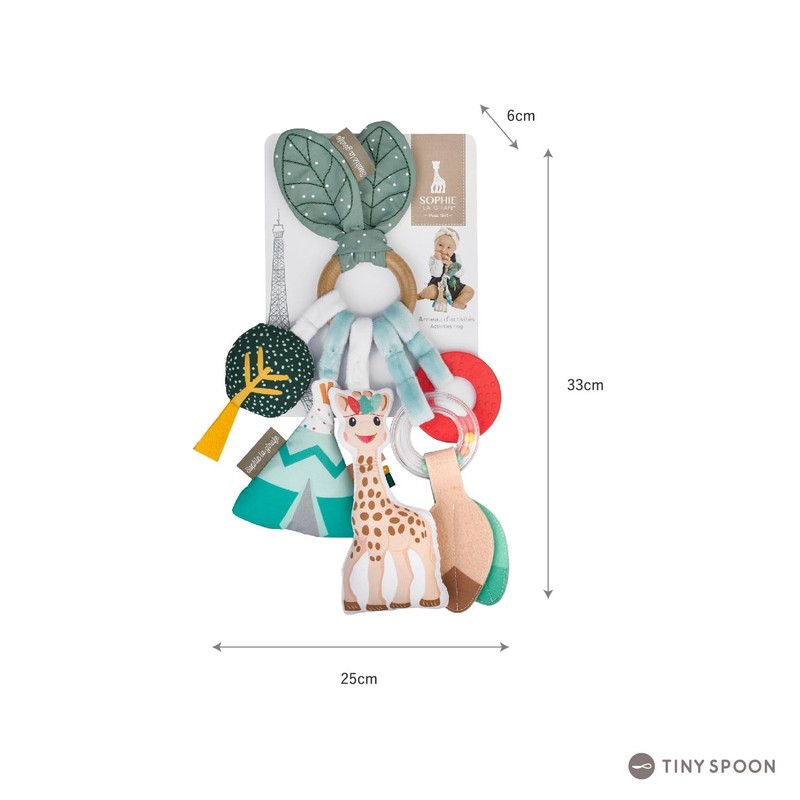 Sophie la Girafe 850803 Ring Textile Education, Multi-Colour, 30