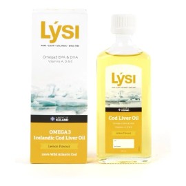 Lysi Aceite De Bacalao Sabor Limón Con Omega 3 240 Ml
