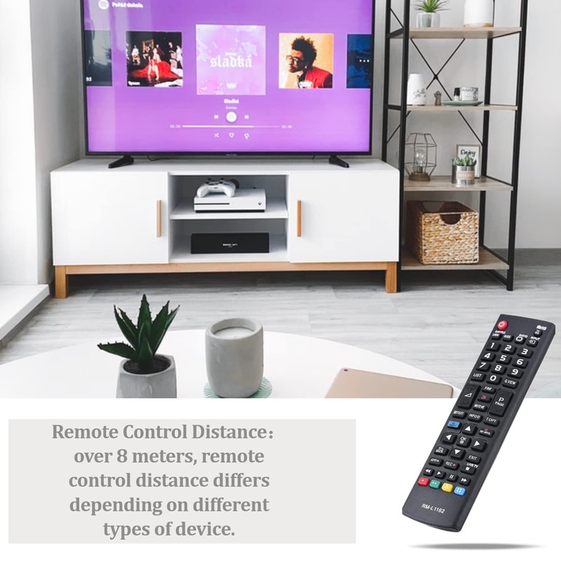 TV Remote Control, Replacement Portable Television Controller, Universal Remote Controller