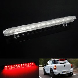 RZG Clear Lens LED Rear High Level Centre Third Brake Stop Light For Mini Cooper Hatch R56 Countryman R60