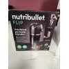 nutribullet Flip Portable Blender with Insulated Cup Black New Sealed