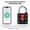 Smart Locker Lock, Lokko Bluetooth Fingerprint Padlock, Fast Finger Scan