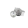NKlaus Single Stud Earrings White Gold 333 8 Carat Gold