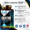 EVO NUTRITION Creatine Monohydrate Tablets 3000mg - 180 Creatine Tablets