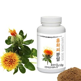 [Medicinal Herbal Powder] Prince Natural Safflower Seeds Powder/프린스 홍화씨분말, 3.9oz / 110g (Safflower Seeds/홍화씨)