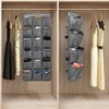 ANIZER Dual Sided Hanging Closet Organizer Shoe Rack Holder with