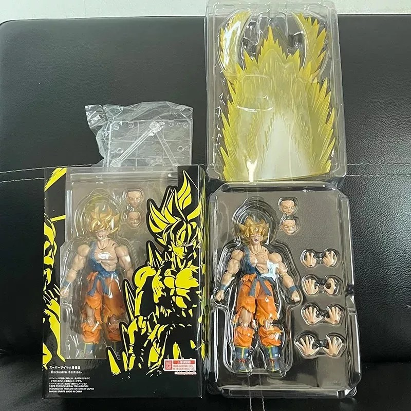 Jextech Figura Goku Articulado Aurora Cambia Rostro 19cm Dragon Ball