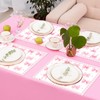 Cheerupp Pink Bow Theme Place Mats Set of 4, Bow
