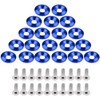 20 piezas de aluminio parachoques Fender Washer Bumper Washer Bolt