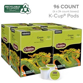 Celestial Seasonings Green Tea K-Cup Pods - 96 Count
