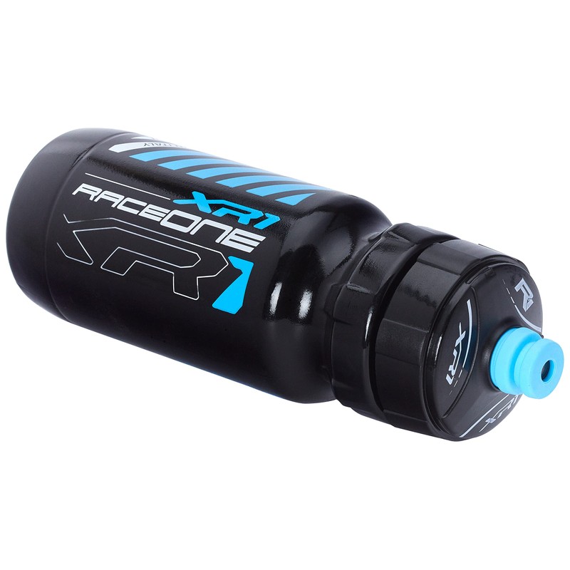 RaceOne XR1 600cc Cycling Bottle, Black/Blue, Single