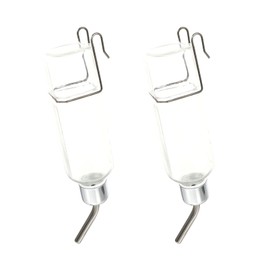 2 Pcs Dog Water Dispenser Bottle Dog Kennel Cage Water Container Dispenser Water Drinker Kettle for Pets 350ml