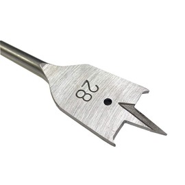 High Speed Steel Spade Flat Wood Drill Bit with Titanium Plating (1, φ18mm x 151mm)